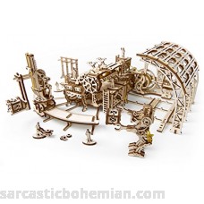 Ugears Robot Factory 3D Wooden Puzzle Brain Teaser for Self-Assembly Teens and Adults B07771MF88